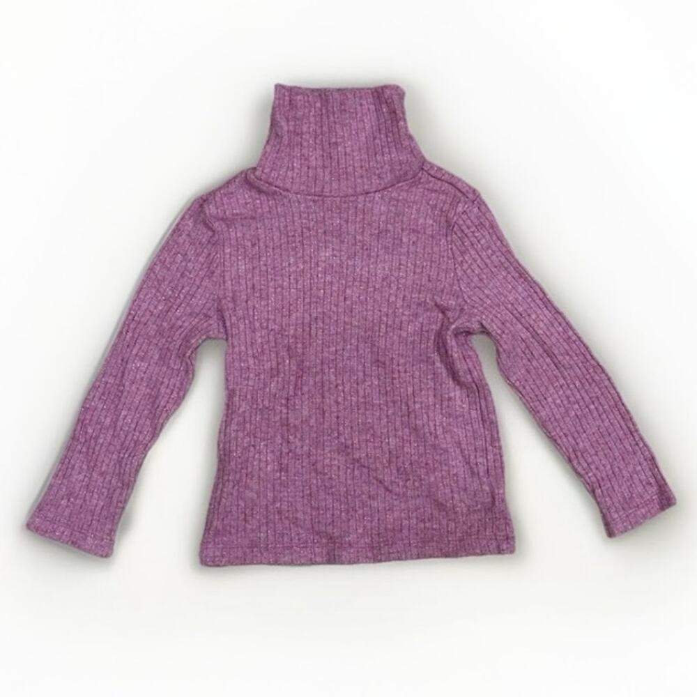 Old Navy Purple Ribbed Turtleneck 4T